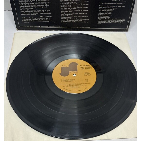 Al Stewart Past Present and Future Vinyl LP Record Janus Records 1974 Folk Rock - Picture 5 of 8
